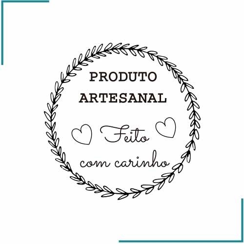 PRODUTO ARTESANAL, FEITO COM CARINHO