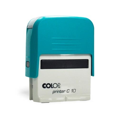 Carimbo Colop Printer 10 - Verde - 26x9mm - 1