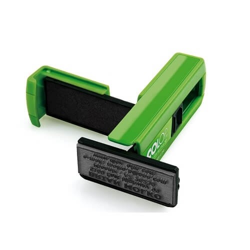 Carimbo de Bolso Colop Pocket Plus - Verde - 1