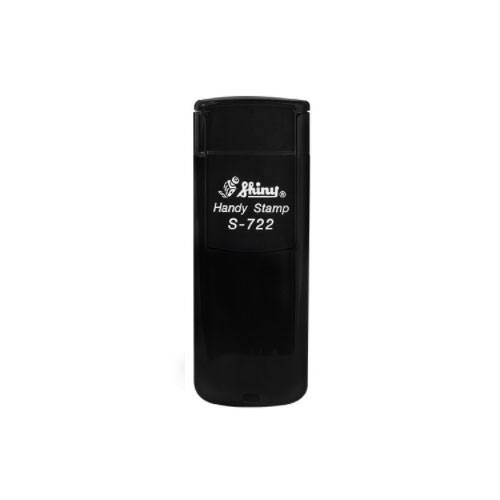 Carimbo de Bolso Shiny Handy Stamp S722 - Preto - 1