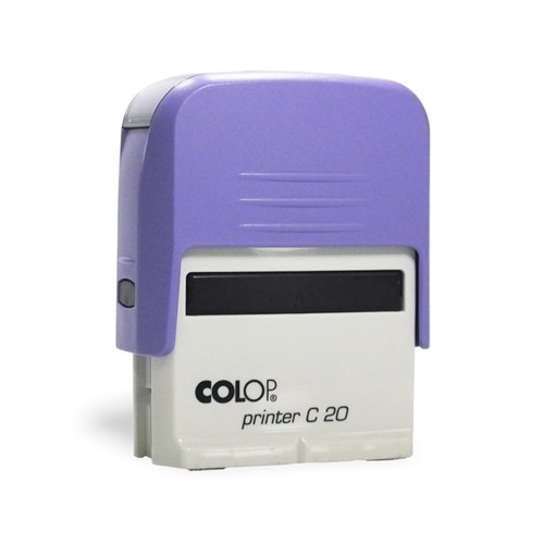 Carimbo Automático Colop Printer 20 - Lilás